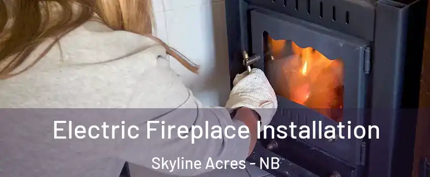  Electric Fireplace Installation Skyline Acres - NB