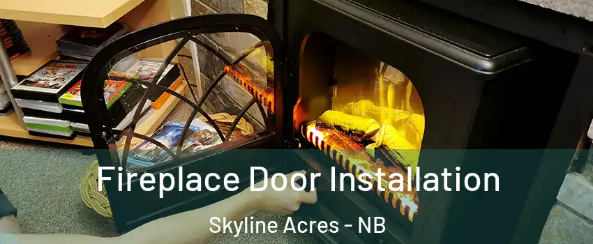  Fireplace Door Installation Skyline Acres - NB