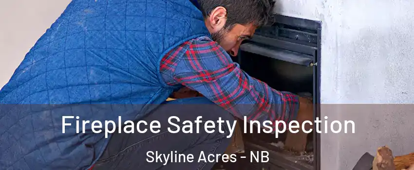 Fireplace Safety Inspection Skyline Acres - NB