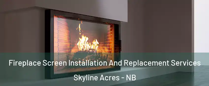 Fireplace Screen Installation And Replacement Services Skyline Acres - NB