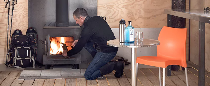 Open Hearth Wood Fireplace Installation in Fredericton, NB