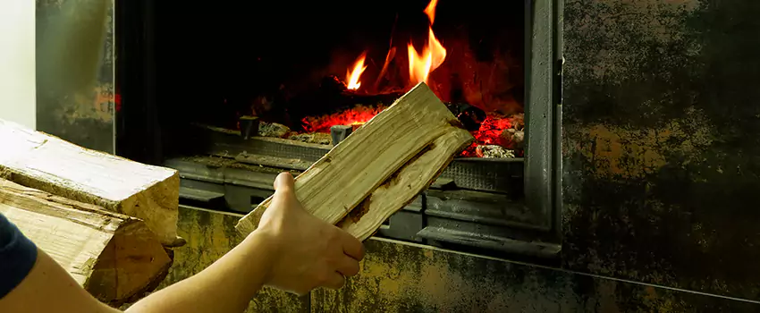 Wood Stove Heat Resistant Wall Repair in Fredericton, New Brunswick