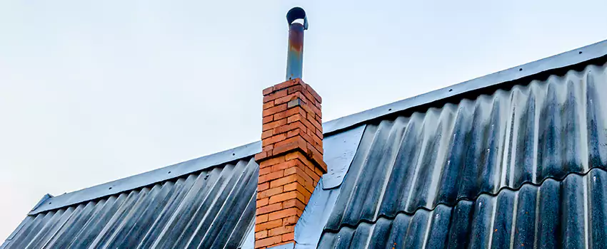 Aluminium Chimney Flashing Repair in Fredericton, NB