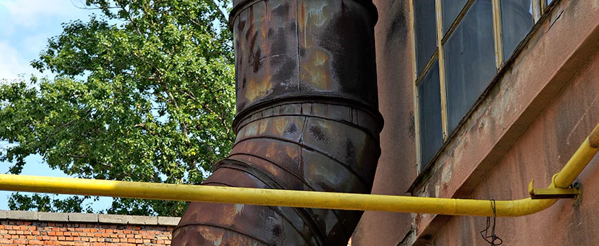 Lightning Protection Installation System for Industrial Chimneys in Fredericton, New Brunswick