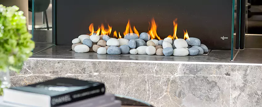 Double-Height Fireplace Design Refurbishment in Fredericton, New Brunswick