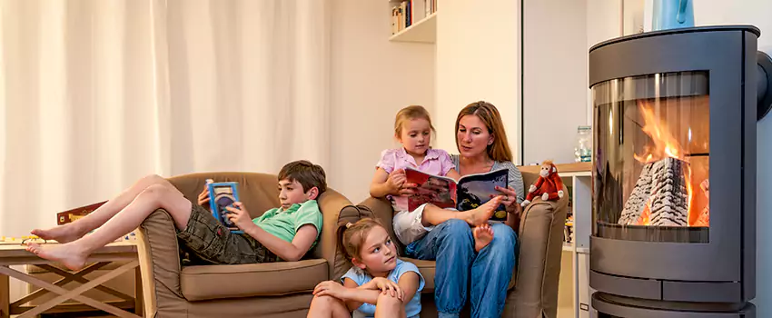 Outdoor Morso Fireplace Broken Screen Replacement in Fredericton, New Brunswick