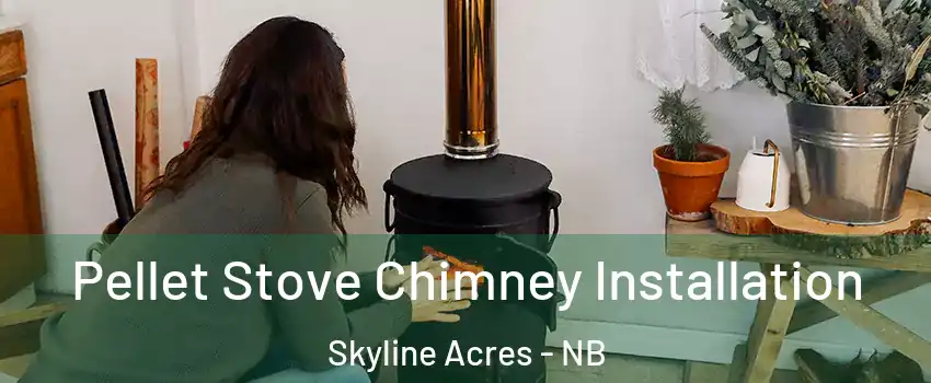 Pellet Stove Chimney Installation Skyline Acres - NB
